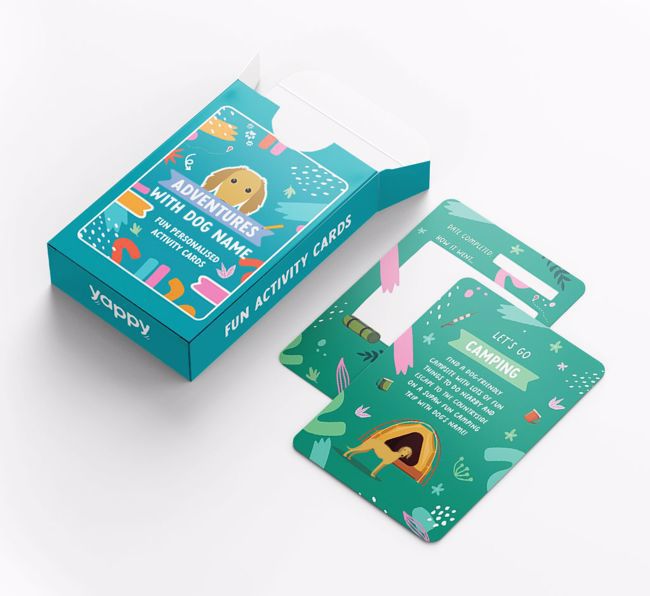 Adventures With {dogsName}: Personalised Activity Cards